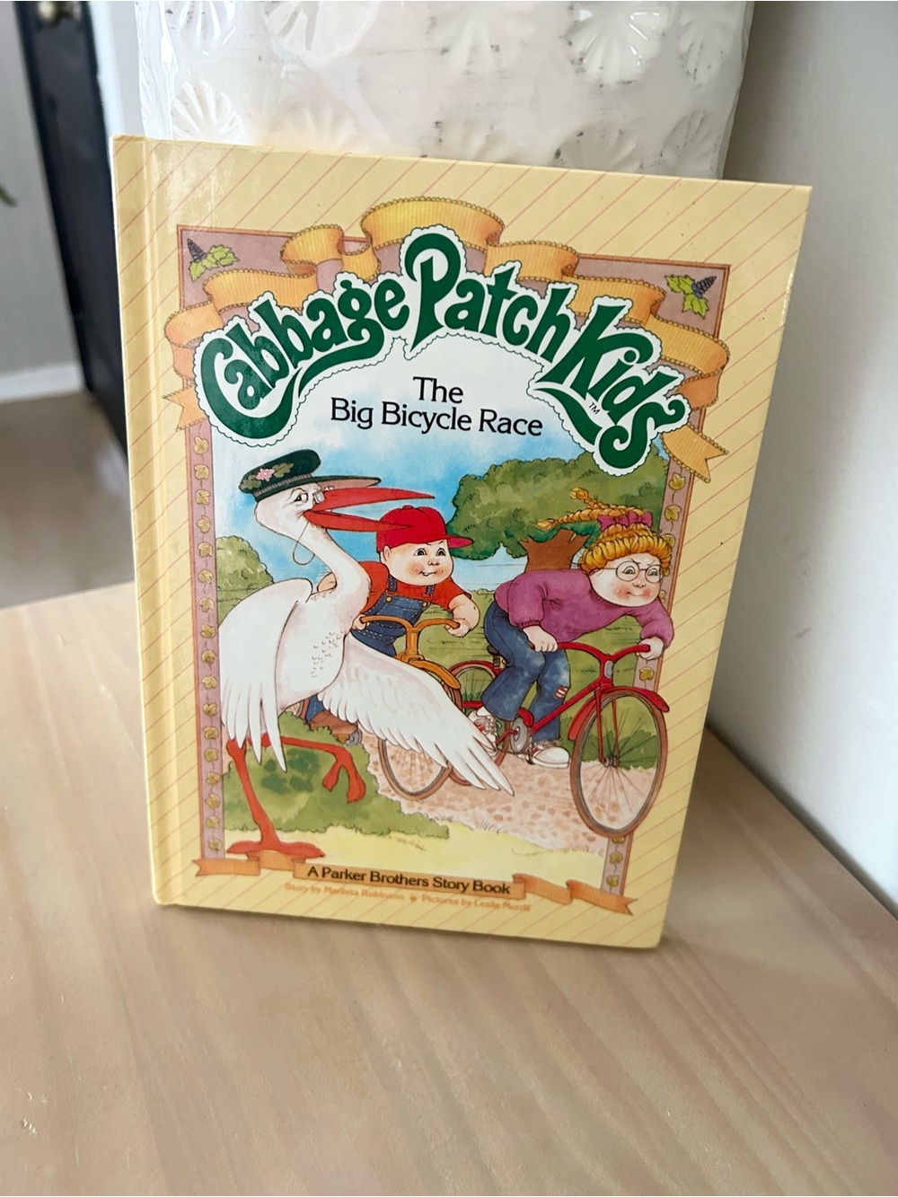 Vintage 1984 Cabbage Patch Kids The Big Bicycle Race Hardcover Children’s Book